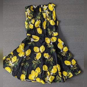 Lemon Print Dress